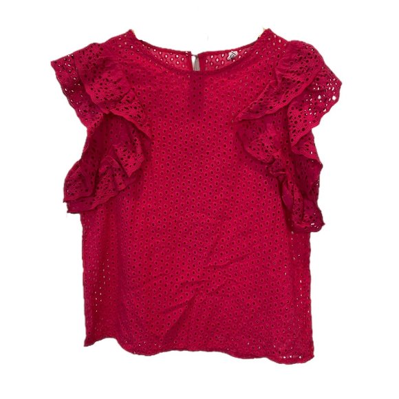 Lace & Ruffle Top - Picture 1 of 2